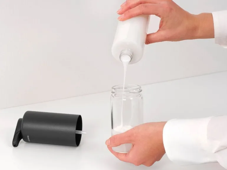 Brabantia SinkStyle soap dispenser, 200 ml, Mineral Infinite grey