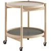 Brdr. Krüger Bølling tray table 50 cm, oiled beech - stone
