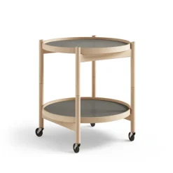 Brdr. Krüger Bølling tray table 50 cm, oiled beech - stone