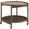 Brdr. Krüger Bølling tray table 60 cm, fumed oak - earth