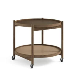 Brdr. Krüger Bølling tray table 60 cm, fumed oak - earth