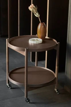 Brdr. Krüger Bølling tray table 50 cm, oiled walnut - leaf