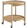 Brdr. Krüger Bølling tray table 50 cm, oiled oak - veneer