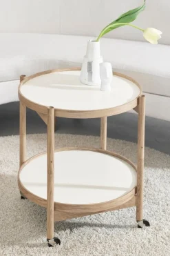 Brdr. Krüger Bølling tray table 50 cm, oiled beech - earth