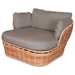 Cane-line Basket lounge chair, natural - taupe