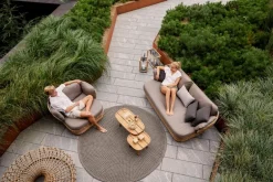 Cane-line Basket lounge chair, natural - taupe