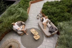 Cane-line Basket 2-seater sofa, natural - taupe