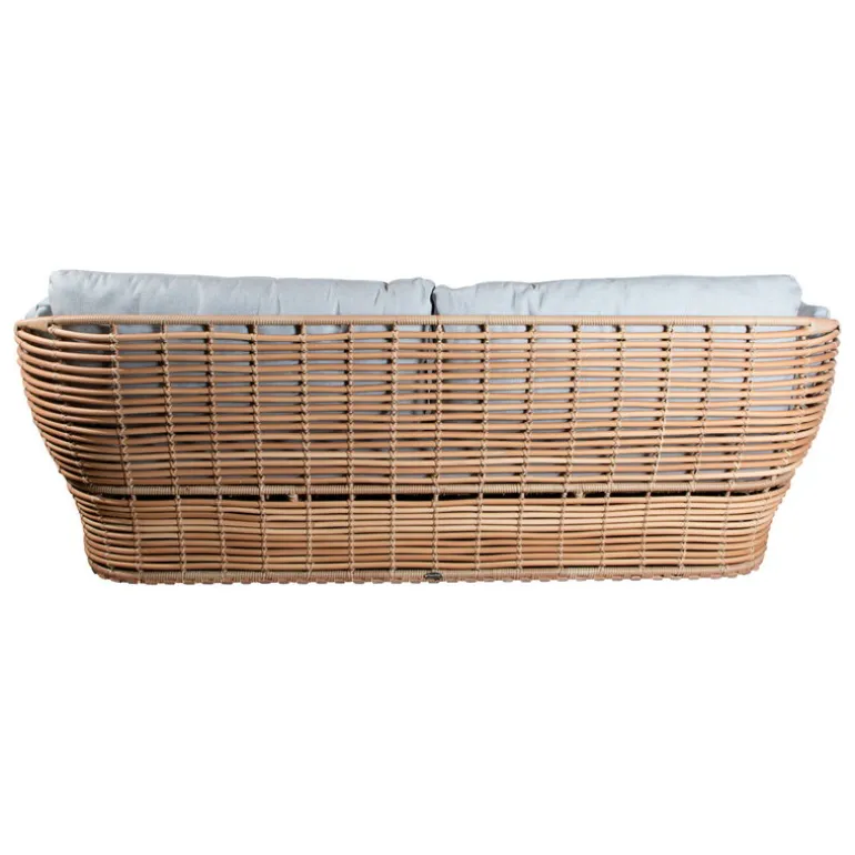 Cane-line Basket 2-seater sofa, natural - taupe