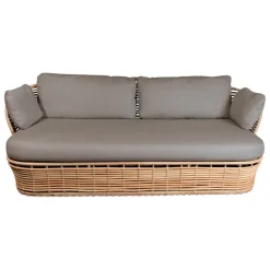 Cane-line Basket 2-seater sofa, natural - taupe
