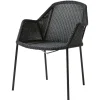 Cane-line Breeze dining chair, stackable, black