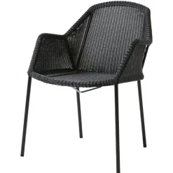 Cane-line Breeze dining chair, stackable, black