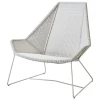 Cane-line Breeze highback chair, white grey