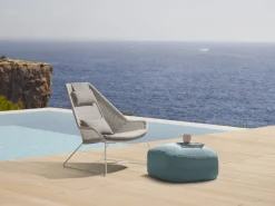 Cane-line Breeze highback chair, white grey