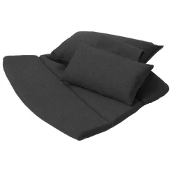 Cane-line Breeze highback chair cushion set, black