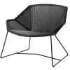Cane-line Breeze lounge chair, black