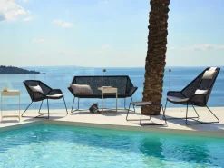 Cane-line Breeze lounge chair, black