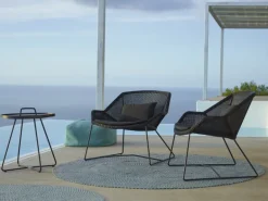 Cane-line Breeze lounge chair, black