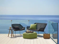 Cane-line Breeze lounge chair, black