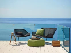 Cane-line Breeze lounge chair cushion set, black