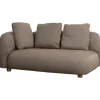 Cane-line Capture 2-seater sofa, right module, taupe