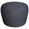 Cane-line Circle footstool, small, conic, dark grey