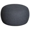 Cane-line Circle footstool, large, round, dark grey