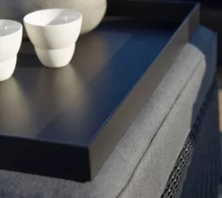 Cane-line Club tray, 58,5 x 58,5 cm, black