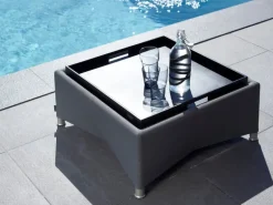 Cane-line Club tray, 58,5 x 58,5 cm, black