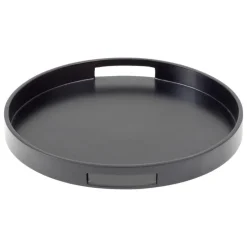 Cane-line Club tray, round 44 cm, black