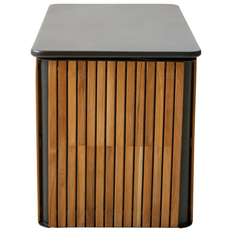 Cane-line Combine cushion box, small, teak - lava grey