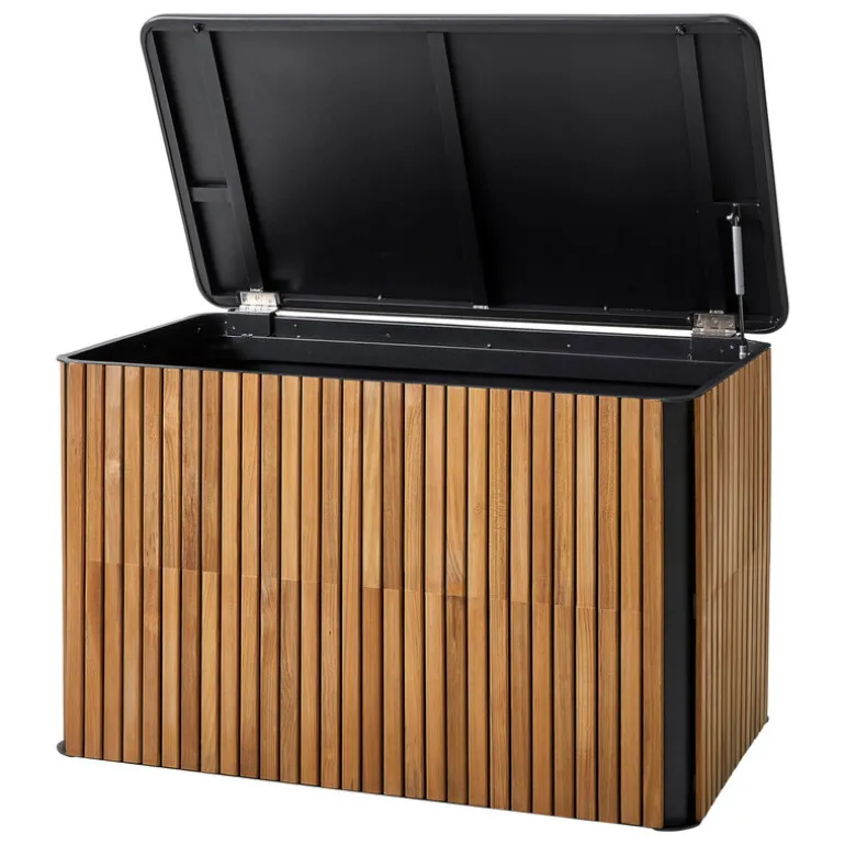Cane-line Combine cushion box, small, teak - lava grey
