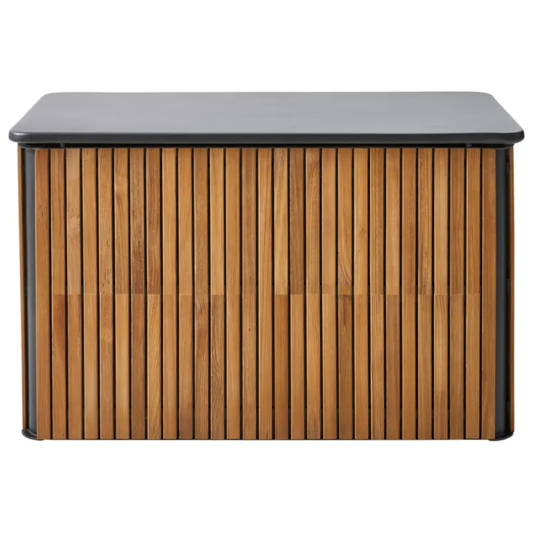 Cane-line Combine cushion box, small, teak - lava grey
