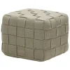 Cane-line Cube footstool, taupe
