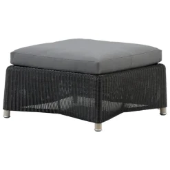 Cane-line Diamond footstool, graphite - grey