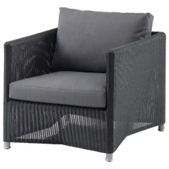 Cane-line Diamond lounge chair, graphite - grey