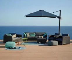 Cane-line Diamond lounge chair, graphite - grey