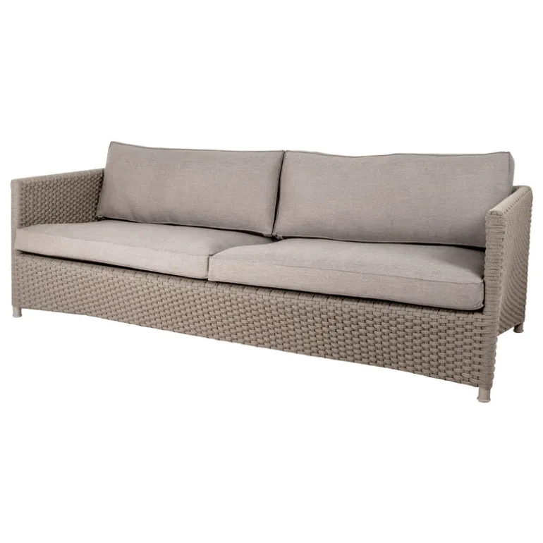 Cane-line Diamond 3-seater sofa, taupe