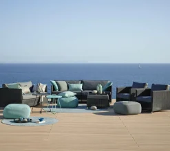 Cane-line Diamond 2-seater sofa, graphite - grey