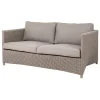 Cane-line Diamond 2-seater sofa, taupe