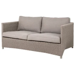 Cane-line Diamond 2-seater sofa, taupe