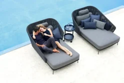 Cane-line Divine cushion, 50 x 50 x 12 cm, midnight blue