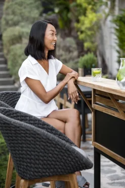 Cane-line Drop outdoor kitchen bar, teak