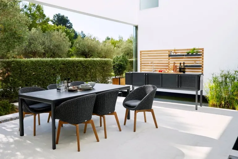 Cane-line Drop outdoor kitchen module with sink