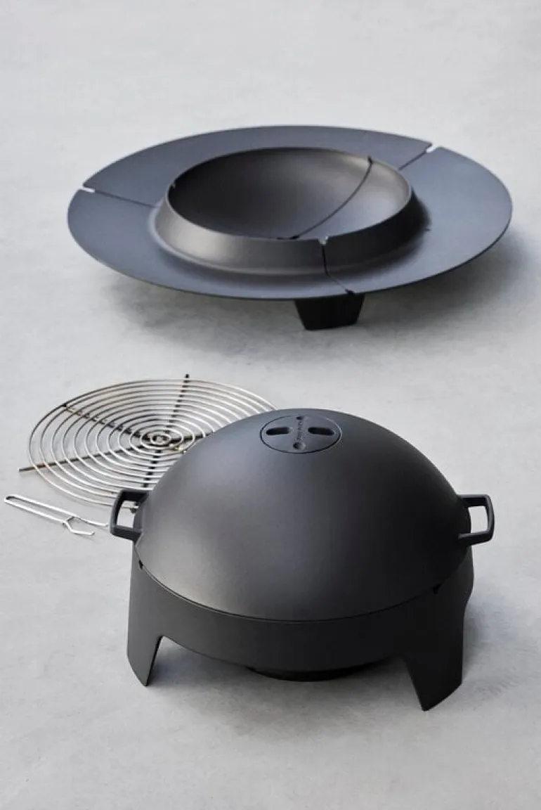 Cane-line Ember fire pit, small, black