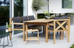 Cane-line Flip stool, teak