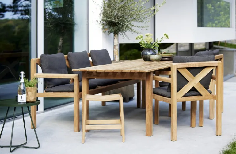 Cane-line Flip stool, teak