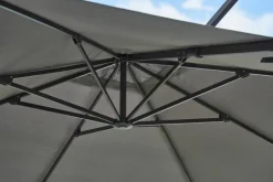 Cane-line Hyde Luxe parasol, with tilt, anthracite - concrete