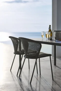 Cane-line Lean chair, black