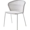 Cane-line Lean chair, white-grey