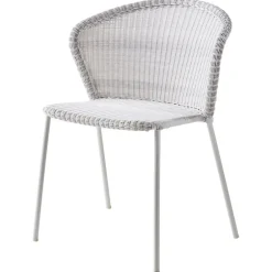 Cane-line Lean chair, white-grey